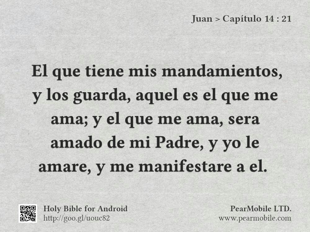 Juan, Capítulo 14:21